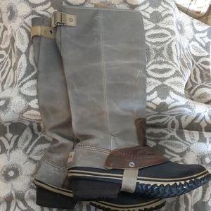 Sorel leather slimpack boots size 9 great condition